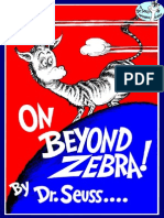 113447678 Dr Seuss on Beyond Zebra
