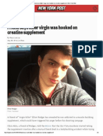 NYPost: Elliot Rodger Hooked On Supplements