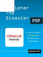 PlannerTuts Decipher the Disaster 12 Primavera p6 Analysis Tactics