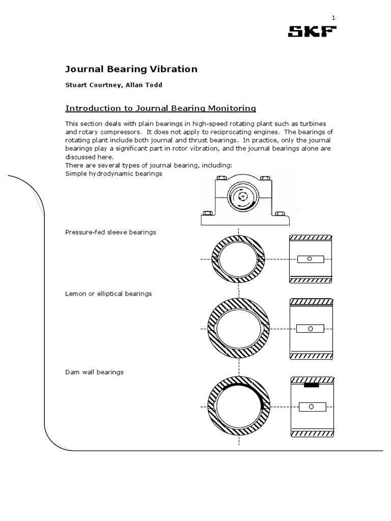 Journal Bearing Vibration Bearing (Mechanical) Machines