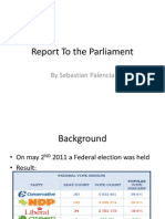 Report To The Parliament: by Sebastian Palencia