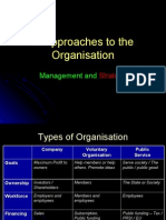 1 Approaches To The Organisation
