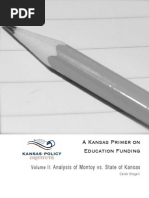 Download Kansas Primer on Education Funding  Volume II Analysis of Montoy vs State of Kansas  by KansasPolicy SN22685702 doc pdf