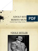 Adolf Hitler y Mussolini