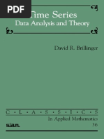 David R. Brillinger Time Series Data Analysis and Theory 2001