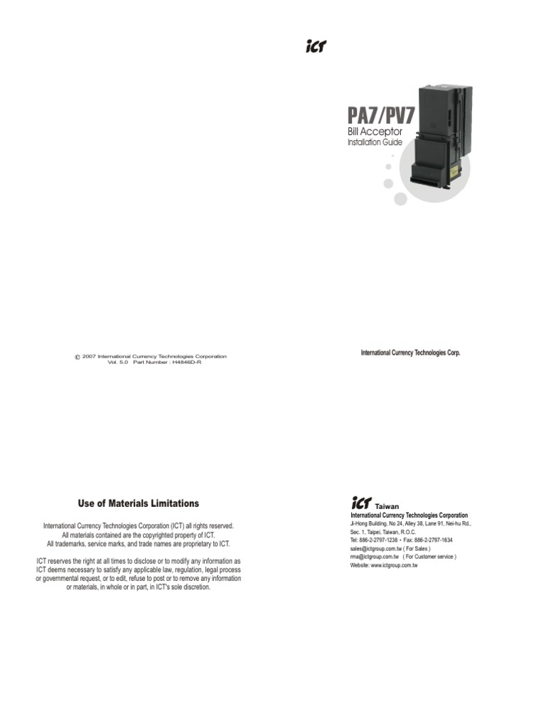 PA7.PA7 Installation Guide (En) | PDF