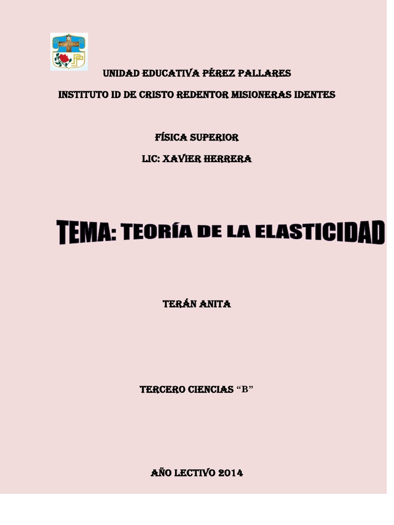Elasticidad Fisica 2 PDF El módulo de Young Elasticidad (Física)