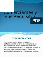 Comerciantes y Sus Requisitos