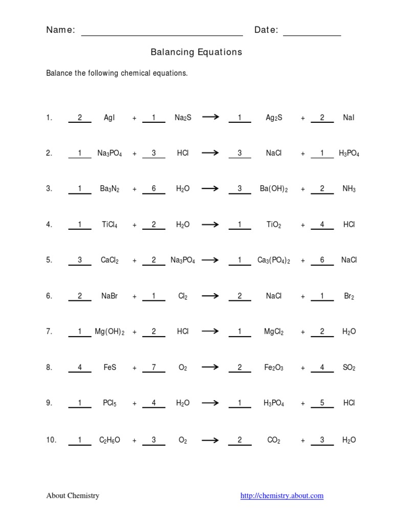 Formula Balance 4 Key | PDF | Teaching Methods & Materials | Science ...