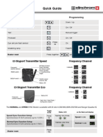 Quick Guide: El-Skyport Transmitter Speed Frequency Channel