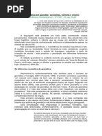 A Gramatica Em Questao