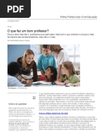 O Que Faz Um Bom Professor_ - Educação - Notícia - VEJA