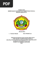 Makalah Kerusakan Lingkungan Hidup Dan Upaya Pelestariannya