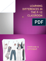 learning differences in the p-12 classroom