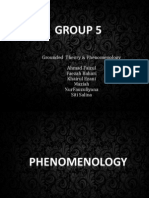 Phenomenology and Grounded Theory Finale