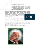 Biografía de Albert Einstein