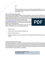 What Is A Thermocouple Sensor?: View A Complete Reference Table