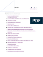 Lot Transactions: This Chapter Covers The Following Topics