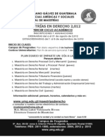 3er - Ciclo - Folleto - Informativo - Maestrias - en - Derecho - 2012 PDF