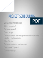 Project Scheduling