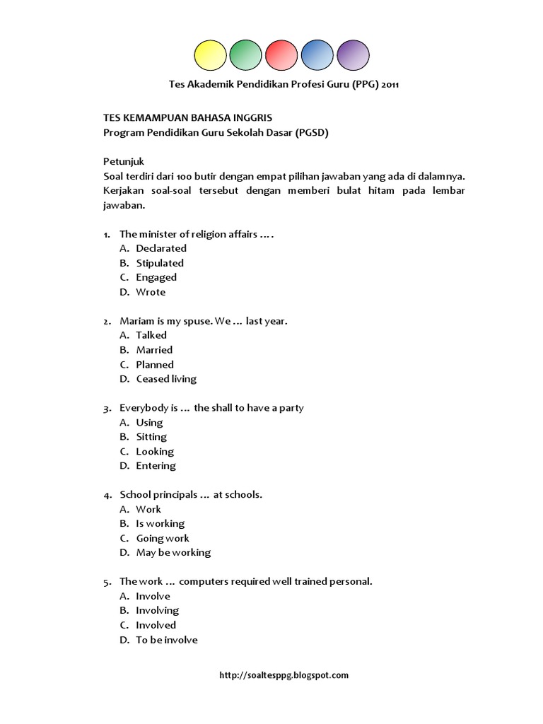 Contoh Soal Dan Jawaban Plpg Bahasa Inggris Ilmusosial Id