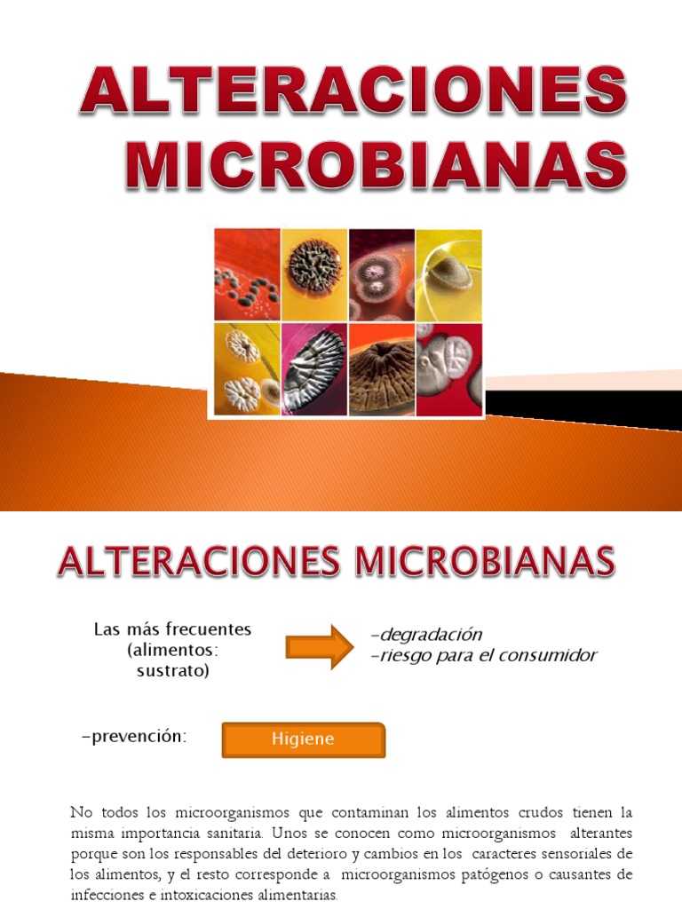 Alteraciones MicrobianasAlteraciones Microbianas