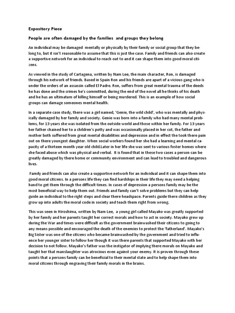 What is an expository text picture