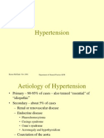 Hypertension: Kieran Mcglade Nov 2001 Department of General Practice Qub