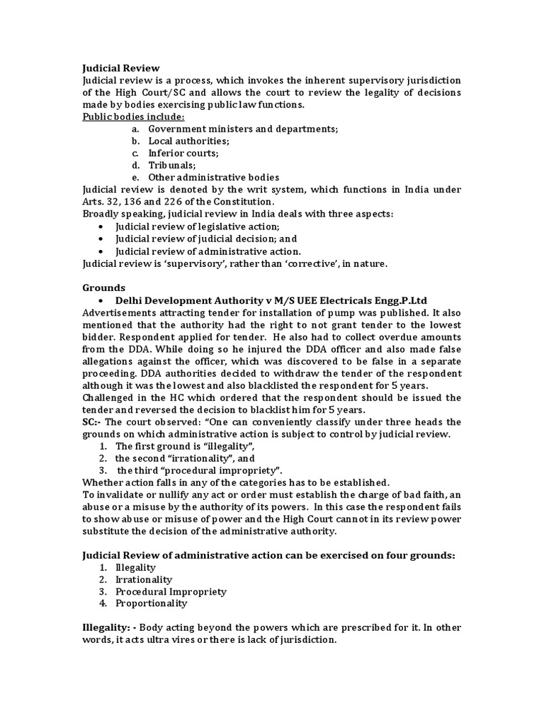 Judicial review essay uk image