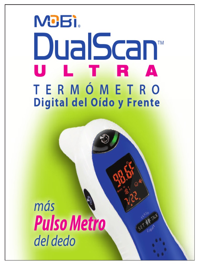 Mobi Infrared Thermometer, DualScan Ultra Pulse