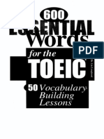 Barrons 600 Essential Words for the TOEIC