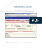 Deficiency Report 2013-2014-User Manual
