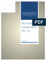 Pay Scale Reclassification 2011