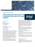 Performance Security: Bonds, Guarantees and Letters of Credit