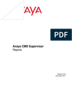 Avaya CMS Supervisor Reports - Book 16.3.x