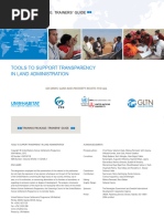Tools to Support Transparency in Land Administration