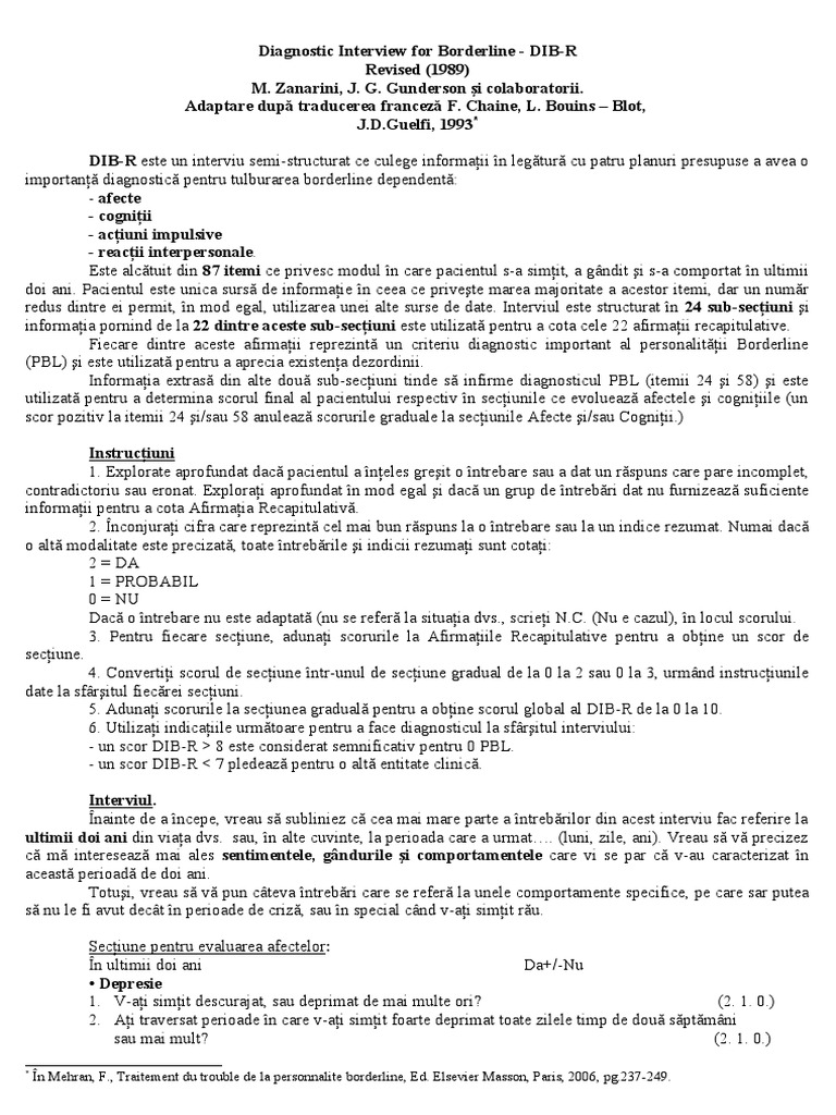 Test Borderline | PDF
