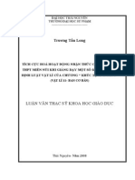 Tích Cực Hoá Hoạt Động Nhận Thức Của Học Sinh THPT Miền Núi Khi Giảng Dạy Một Số Khái Niệm Và Định Luật Vật Lí Của Chương Khúc Xạ Ánh Sáng (Vật Lí 11- Ban Cơ Bản)