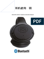 Bluetooth Wireless Earphone Instruction Manual