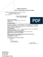 Inspectia Muncii Inspectoratul Teritorial de Munca Timis: Declaratie Prealabila