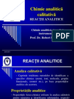 Curs 1 Reactii Analitice