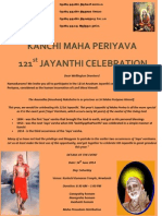 2014 Jayanthi Invitation For Maha Periyava Jayanthi in New Zealand