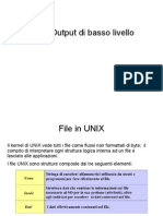 Input-Output Di Basso Livello