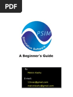 Download PSIM basics by MELVIN SN22695012 doc pdf