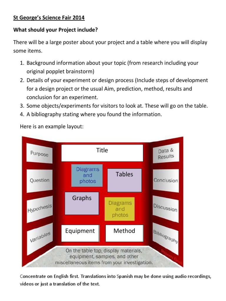 Science Fair Project Guidelines 2014 | PDF