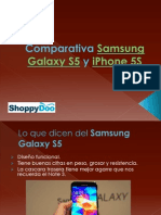 Samsung Galaxy S5 y Iphone 5S: Comparativa de Móviles