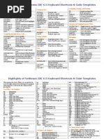 NetBeans IDE 6.5 Keyboard Shortcuts and Code Templates