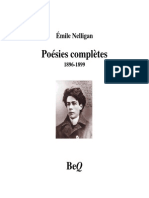 Poésie Complete Émile Nelligan