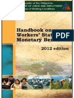 2012 Handbook Workers Statutory and Monetary Benefits