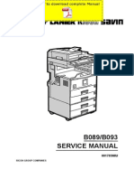RICOH Aficio-2022 Aficio-2027 Service Manual Pages